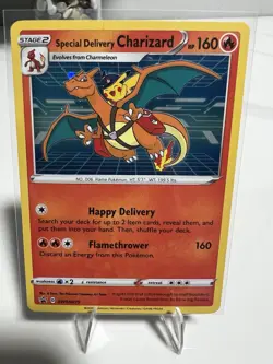 Special Delivery Charizard SWSH075 SWSH: Sword & Shield Promo Cards Holo - Image 1