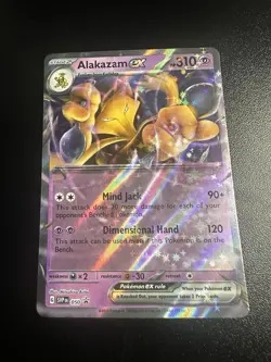 Pokemon TCG 151 Alakazam EX Collection Promo Card #050 - Image 1