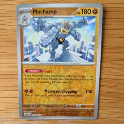 MACHAMP 068/165 POKEMON CARD (151 SET) REVERSE HOLO - Image 1