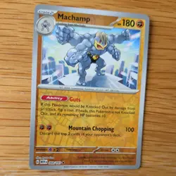 MACHAMP 068/165 POKEMON CARD (151 SET) REVERSE HOLO - Image 3