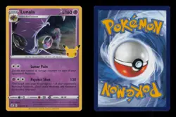 HOLO LUNALA RARE HOLO 015/025 NM POKEMON - Image 3