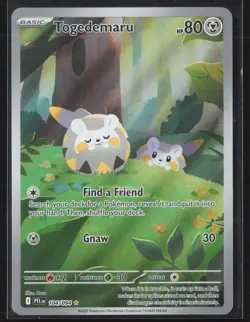 Togedemaru 104/094 Illustration Rare Phantasmal Flames Pokemon Near Mint - Image 1