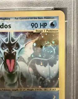 2003 POKEMON SKYRIDGE #H10 GYARADOS-HOLO PSA 9 - Nice Swirl - Low Pop - Image 3