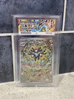 Pokemon TCG Magneton SVP159 Pokemon Center Stamped Promo ACE 9 - Image 1