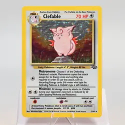 Pokemon TCG - Clefable 1/64 Jungle Holo Rare WOTC - EXC - Image 2