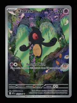 Yamask 122/086 Illustration Rare White Flare Pokemon Cards - Image 1
