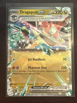 Pokemon Card | 130/167 DRAGAPULT EX Holo Double Rare | SV: Twilight Masquerade - Image 1