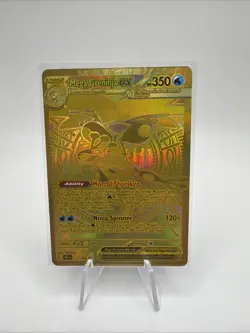 Pokemon TCG Chaos Rising Mega Greninja EX 122/086 Mega Hyper Rare Gold - Image 1