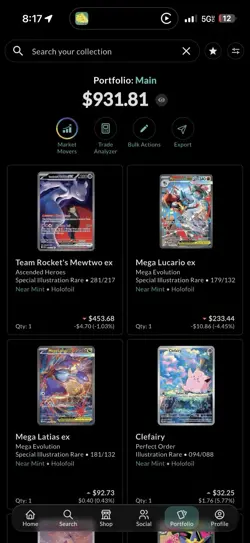 Nintendo Pokemon TCG 18-Card Holofoil Lot IR/SIR/UR/DR ACE SPEC Mewtwo - Image 1