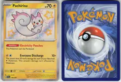 Pachirisu 138/091 Shiny Rare Paldean Fates Pokemon Near Mint - Image 2