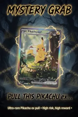 Pokemon ascended heroes Pikachu ex 276/217 Mystery Grab, Read Below! - Image 3