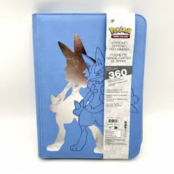 Ultra PRO Elite Series Lucario 9 Pocket Zippered Binder for Pokemon TCG - Image 1