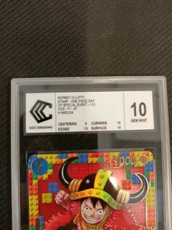 Luffy P-110 CCC 10 Premium Card Collection ONE PIECE DAY 25 Japanese 2025 - Image 2