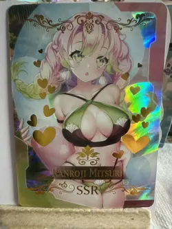 KANROJI MITSURI Goddess Story Anime Waifu Card Girl Foil Doujin Holo ACG - Image 1