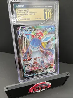 🔥🔥Glaceon VMAX Pristine 10 Holo 025/069 Eevee Heroes 2021 Pokemon Card🔥🔥 - Image 3