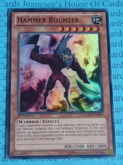 Hammer Bounzer GAOV-EN009 Super Rare Yu-Gi-Oh Card 1st Edition New - Image 1