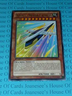 Rocket Arrow Express GAOV-EN016 Silver Rare Yu-Gi-Oh Card 1st Edition New - Image 1
