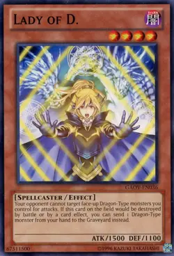 Lady of D. GAOV-EN036 Common Yu-Gi-Oh Card (U) New - Image 2