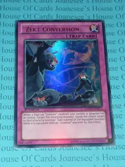 Zekt Conversion GAOV-EN073 Ultra Rare Yu-Gi-Oh Card 1st Edition New - Image 1