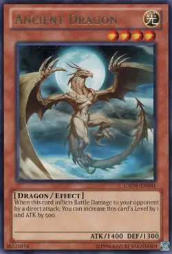 Ancient Dragon GAOV-EN081 Silver Rare Yu-Gi-Oh Card (U) New - Image 3