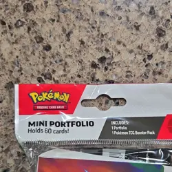 Pokemon TCG Mini Portfolio Holds 60 Cards + Phantasmal Flames Booster Pack - Image 3