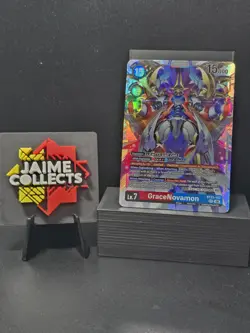 GraceNovamon BT25-103 Secret Rare Digimon Card Game Dual Revolution - Image 1