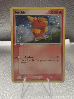 Pokemon Torchic 017 Holo Rare Black Star Promo TCG Card 017 - Image 1