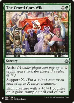 NM The Crowd Goes Wild, MTG, The List, Magic the Gathering, 68 - Image 1