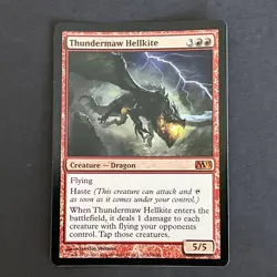 MTG FOIL Thundermaw Hellkite - Magic 2013 (M13) - Magic: The Gathering - Image 1