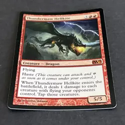 MTG FOIL Thundermaw Hellkite - Magic 2013 (M13) - Magic: The Gathering - Image 3