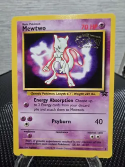 Pokemon Mewtwo Movie Promo 1999 Wotc Promo Holo 3/53 70 HP English Sugimori - Image 1