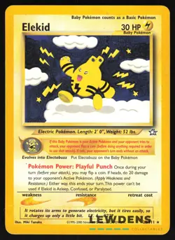 Elekid - 22/111 - Non Holo Rare - Neo Genesis - Pokemon Card - Image 1