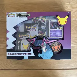 Pokemon TCG Celebrations 25th Anniversary Dragapult Prime Sealed Box Pokemon TCG - Image 1