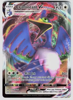 CRAMORANT VMAX 055/072 HOLO VMAX RARE SHINING FATES POKEMON NM/M - Image 1
