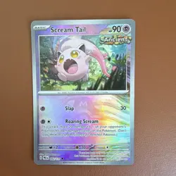 Pokemon Scream Tail Master Ball Pattern 042/131 Prismatic Evolutions Holo EN - Image 1