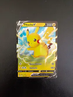 Carte Pokemon Pikachu V 086/264 EB08 Poing de Fusion NEUF - Image 1