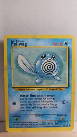 Poliwag [HP] - Pokemon TCG Base Set 59/102 [Common] - Image 1