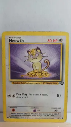 Meowth [HP] - Pokemon TCG Jungle 56/64 [Common] - Image 1