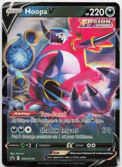 Hoopa V SWSH176 Holo Promo Sword & Shield Promo Pokemon Near Mint - Image 1