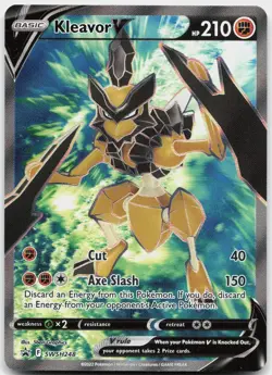 Kleavor V (Full Art) SWSH248 Holo Promo Sword & Shield Promo Pokemon Near Mint - Image 1
