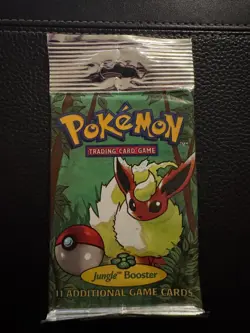 Pokemon TCG Jungle Unlimited Booster Pack WOTC 1998 Sealed Vintage UNWEIGHED - Image 1