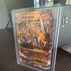 2014 Pokemon M Charizard EX Holo 107/106 Flashfire Secret Rare 220hp - Image 2
