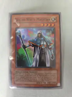 Yugioh Skilled White Magician MFC-064 Super Rare Original Print LP - Image 1