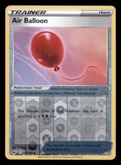 Air Balloon 156/202 Uncommon Sword & Shield Pokemon TCG Reverse Holo NM - Image 1