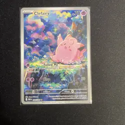 Pokemon TCG Clefairy Perfect Order 094/088 Illustration Rare NM - Image 1