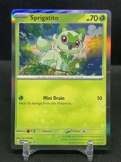 Sprigatito SVP 001 | Pokemon Scarlet & Violet Black Star Promo | LP 413 - Image 1