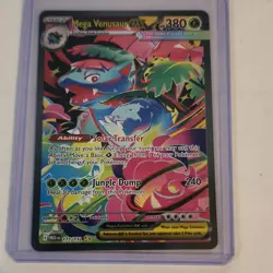 Pokemon TCG Mega Venusaur EX 177/132 Me01 Mega Evolution Full Art Holo ENG - Image 2