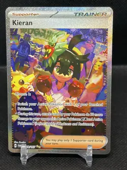 Kieran - 218/167 Special Illustration Rare Pokemon TCG Twilight Masquerade 185 - Image 1