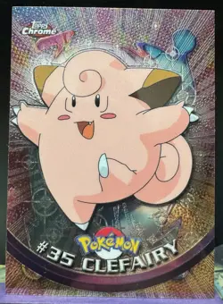 Clefairy Topps Chrome Pokemon TV Animation Edition #35 2000 - Image 1
