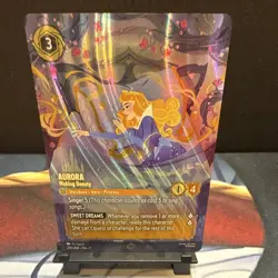 Disney Lorcana Aurora - Waking Beauty 205/204 Enchanted Foil English Amber - Image 1